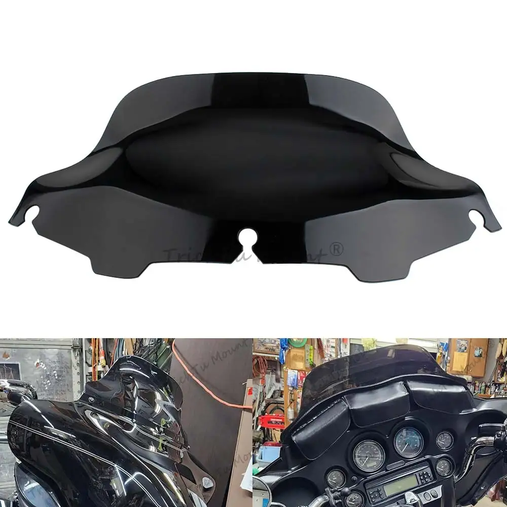 

Brand New 8" Windscreen Fit For Harley Touring Electra Glide Flhtcu/I/Se Street Glide Flhtp / Flhtpi Trike Flhtk 1996-2013 Black