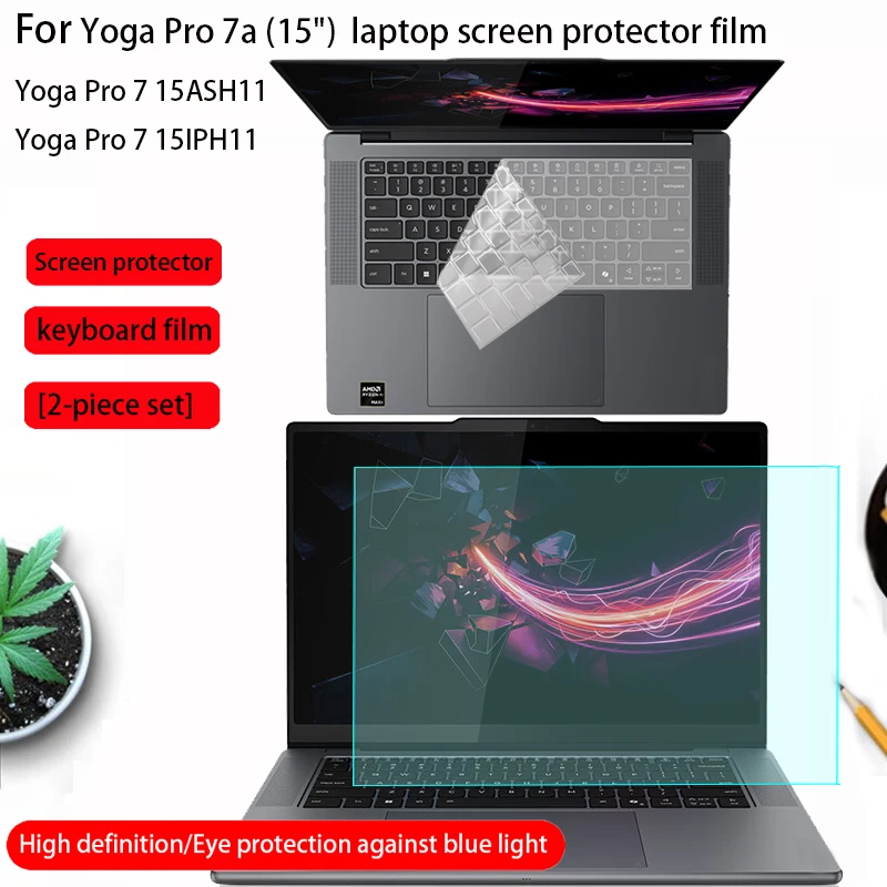 For Lenovo Yoga Pro 7 15ASH11 Anti-reflective 15IPH11 Screen Protector Yoga Pro 7a 15.3 Laptop Privacy Protective Keyboard Film