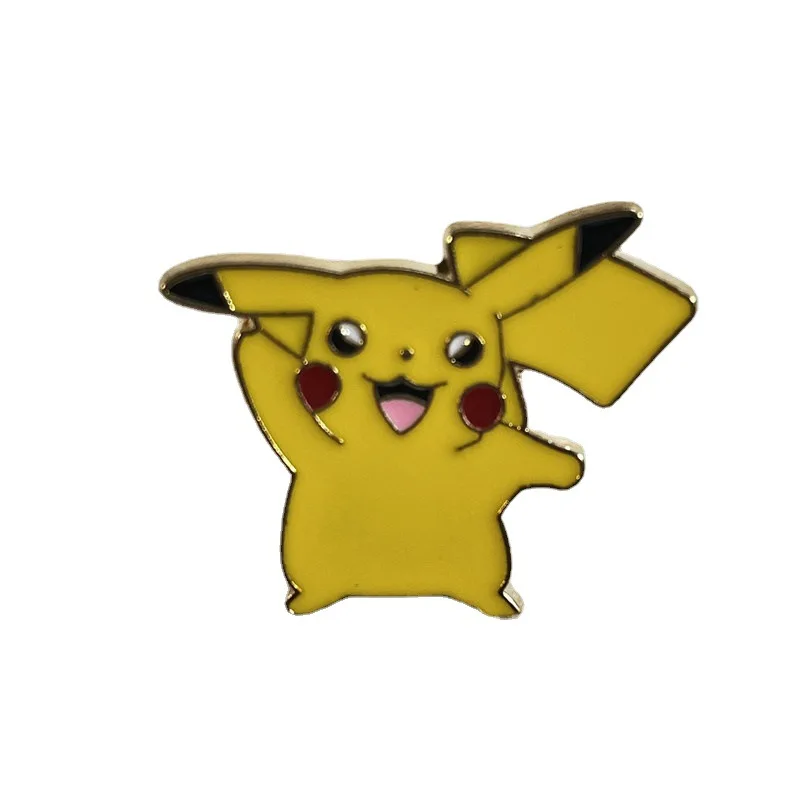 Kawaii Pokemon Brooch Anime Pikachu Cute Metal Pins Hard Enamel Pins Mimikyus Cartoon Games Fans Collect Badge Cloth Accessories