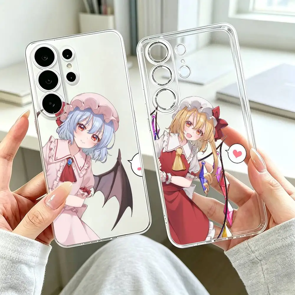 Touhou Project Flandre Scarlet  Phone Case For Samsung S25,S24,S21,S22,S23,S30,Ultra,S20,Plus,Fe Transparent Cover Gift