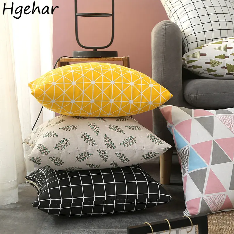 Cushion Cover for Living Room Northern Europe Fashion All-match Sofa Seat Bedroom Decor Office Sleep Multi-purpose Zipper Chair