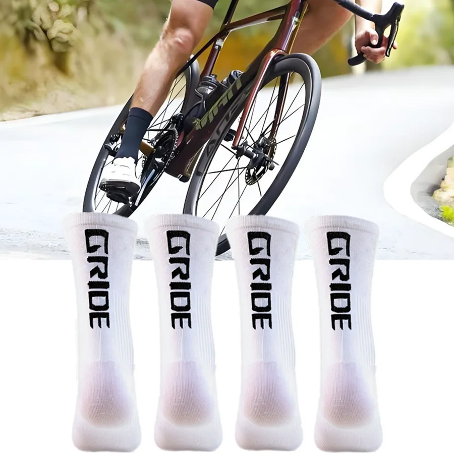 Chaussettes à poignée inférieure en serviette pour hommes et femmes, respirantes pour le football, le cyclisme, la course à pied et la randonnée