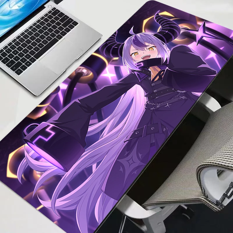 Mouse Pad Hololive La Darknesss Gaming Home New HD Pc Mousepad XXL keyboard pad Non-Slip Office Carpet Laptop Mice Pad Gift