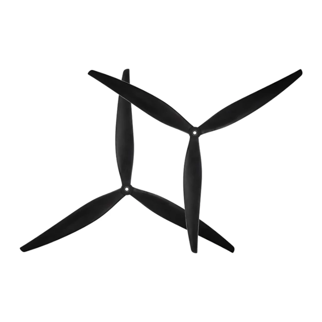 HQProp 15 بوصة 16 بوصة 17 بوصة 15X10X3 16X8X3 17X8X3 CW CCW المروحة الألياف الزجاجية السوداء المقواة النايلون لطائرة RC بدون طيار