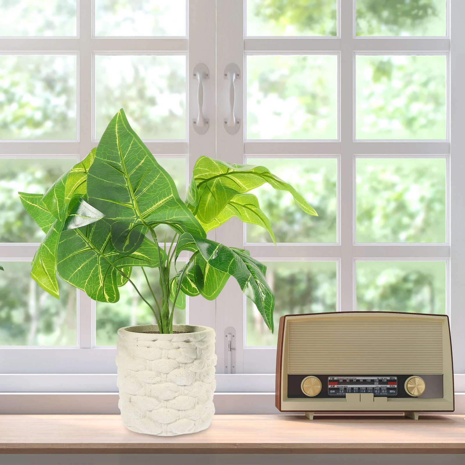 

Bonsai Tree Artificial Simulated Green Plant Decoration Indoor Potted Plants Office