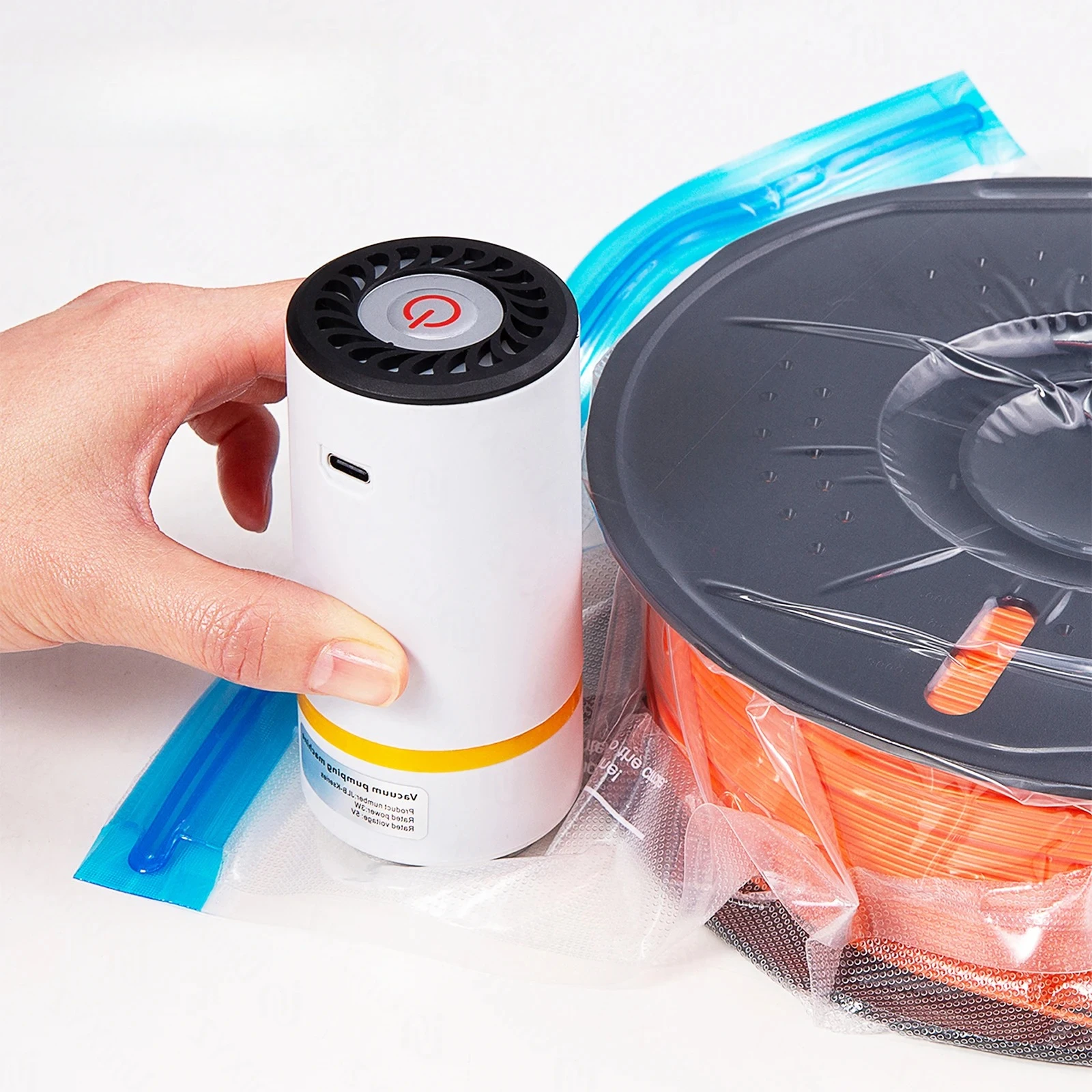 

3D Printer PLA ABS TPU PETG 1kg Filament Vacuum Storage Bags Keep Material Dry Avoid Moisture Consumable Safekeep Filament Bag