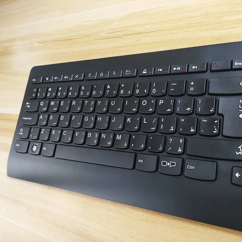 Arabic layout Ultra thin wireless keyboard and mouse kit For Lenovo KBRF3971 Laptop desktop office computer