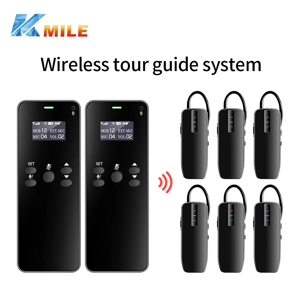 

KAIMILE Wireless Whisper Tour Guide System Simultaneous Interpretation System Audio Receiver Transmitter KML-M6