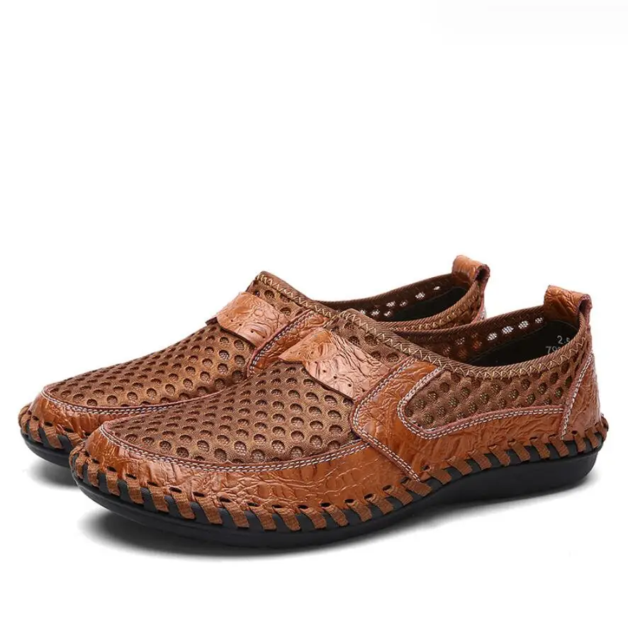 Sandalias transpirables de verano para hombre, calzado de playa al aire libre, cómodas, para senderismo, Tenis