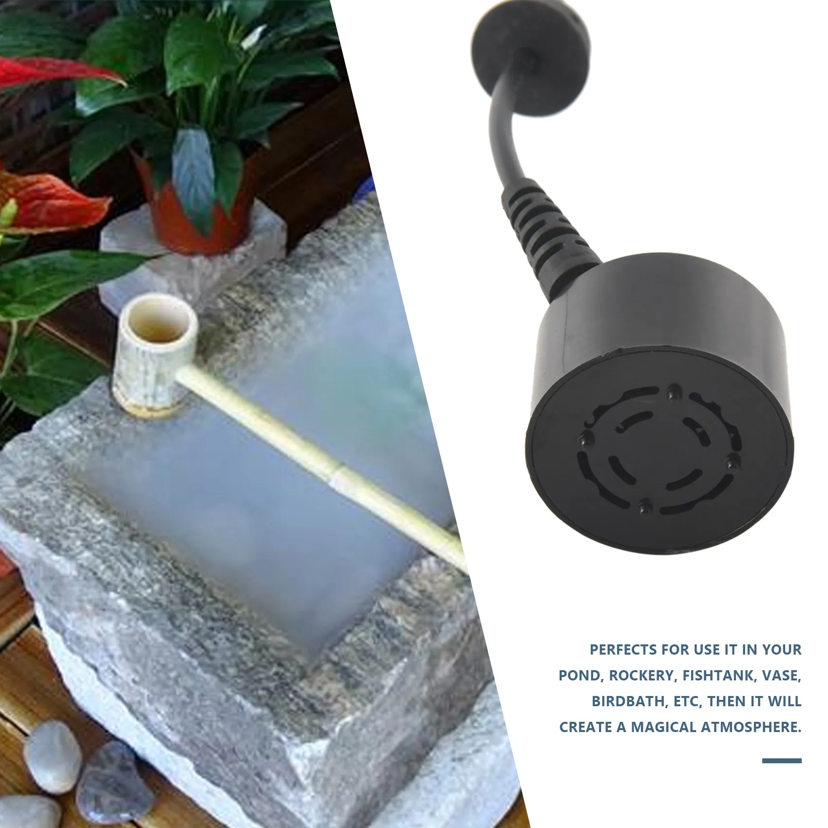 Mini humidificateur à ultrasons, brumisateur, brumisateur, fontaine à eau, tête d'atomiseur d'étang, DC 24V, prise UE, 1 jeu, 36mm