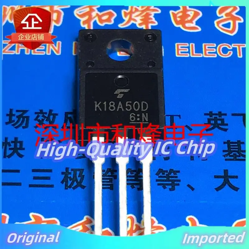 10PCS-30PCS  K18A50D TK18A50D  TO-220F MOS 500V 18ABest QualityFast Shipping  Best Quality