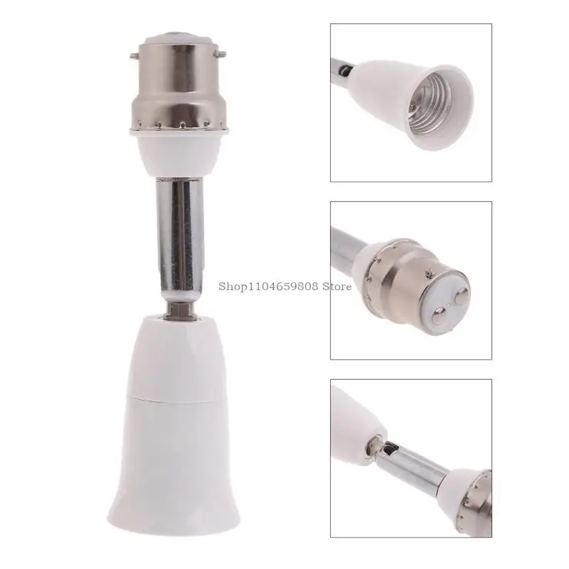 

Light Bulb Lamp Holder Socket Converter B22 to E27 Base Socket Adapter Plastic Base Lamp Socket Converter Holder