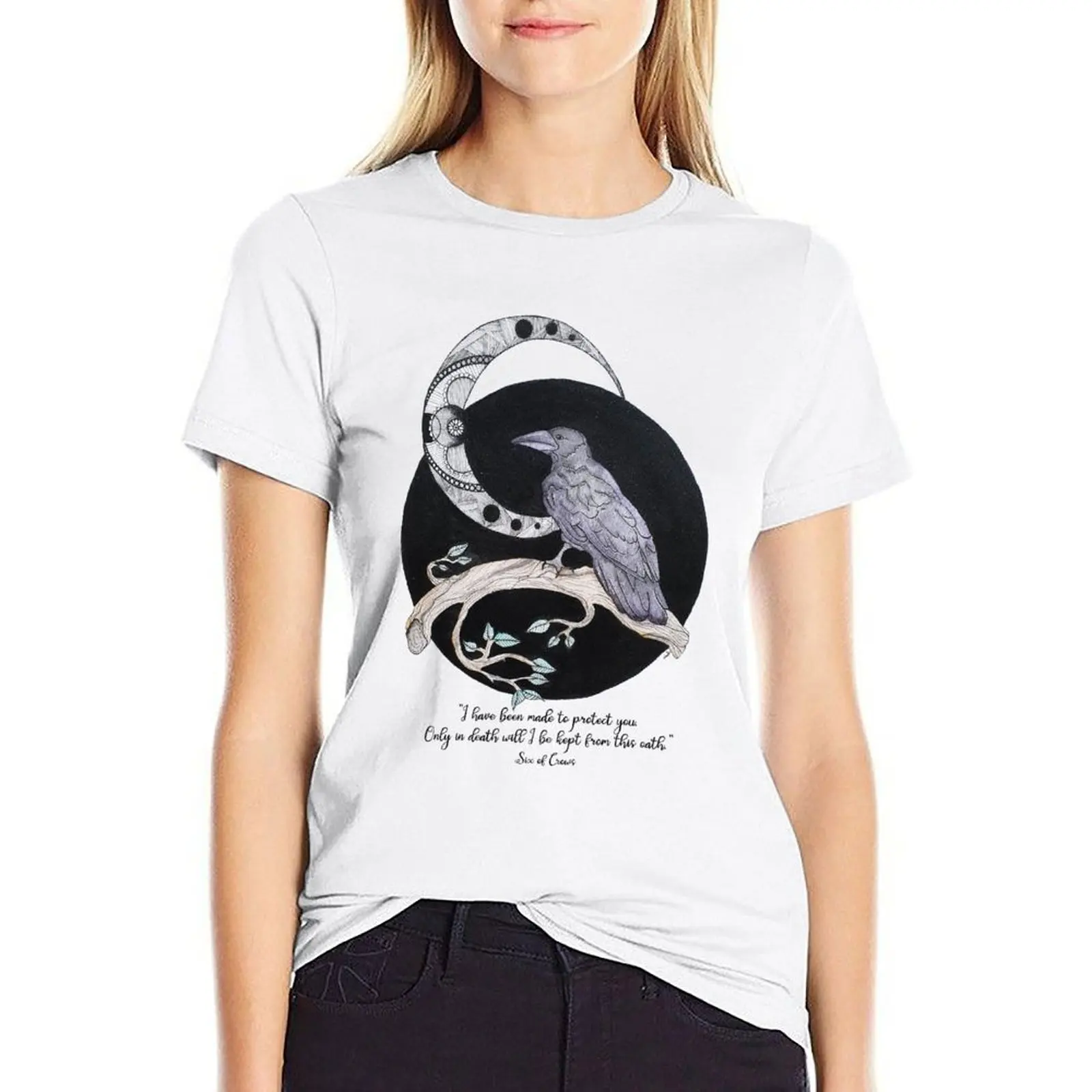 

Six of Crows Quote T-shirt oversized female funny woman t shirt