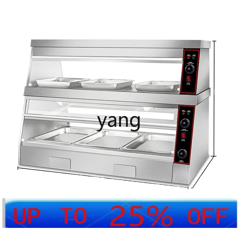 LTT commercial constant temperature heating display cabinet fried chicken burger insulation cabinet