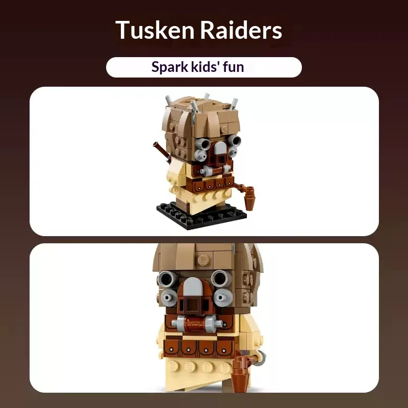 Lego Block Square Head Series 40615 Tusken Attacker Splicing Blocks Children's Toys Gift Gift