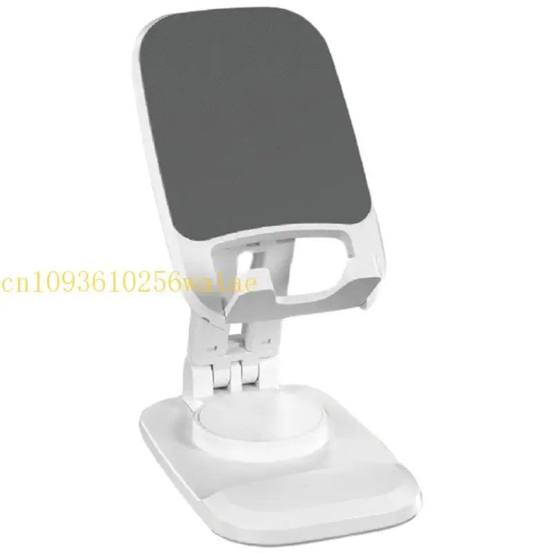 652F حامل الهاتف المحمول القابل للضبط حامل طاولة سطح المكتب مستقر وتناوب 360 درجة لجميع الهاتف المحمول