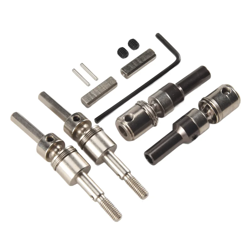 ABJL-CVD Ruota Anteriore Universale Albero Motore Accessori Per Wltoys 12428 12423 12427 1/12 RC Auto Parti di Aggiornamento