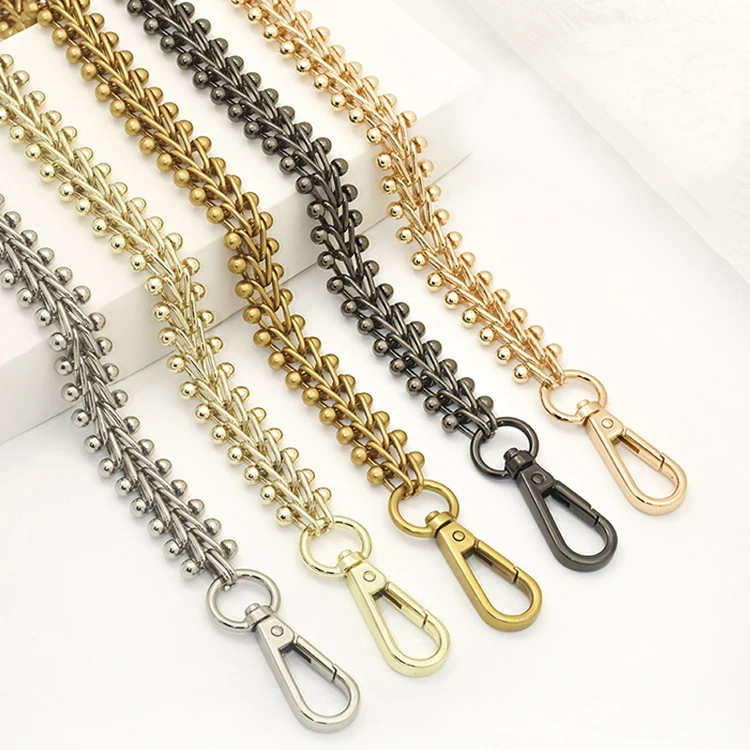 Water Drop Type Bag Accessories Strap Crossbody Wide Chain with Underarm Shoulder Strap for Saddle Bag Straps for Women's Bags