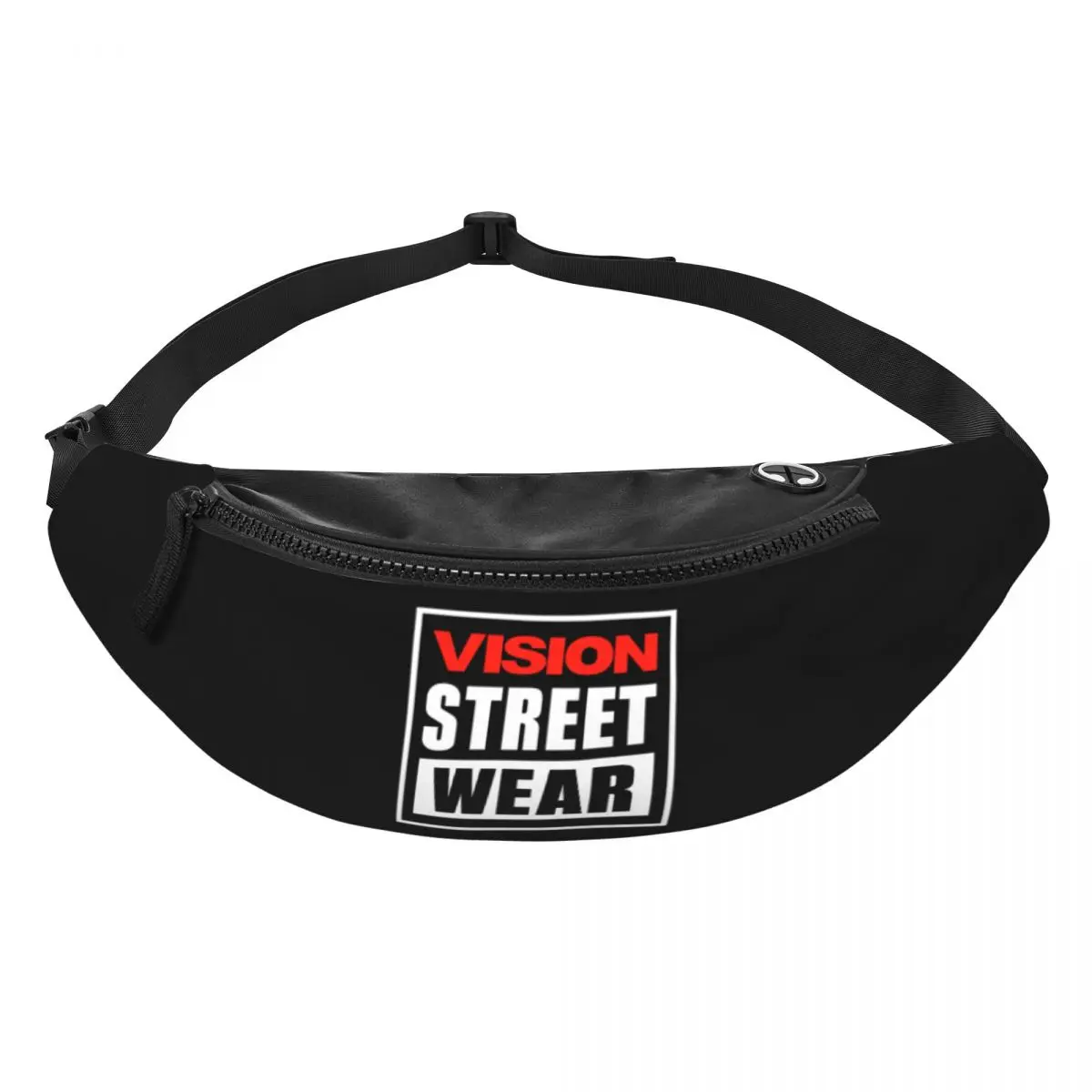 Fashion Vision Street Wear Fanny Pack Men Women Crossbody Waist Bag for Running Phone Money Pouch