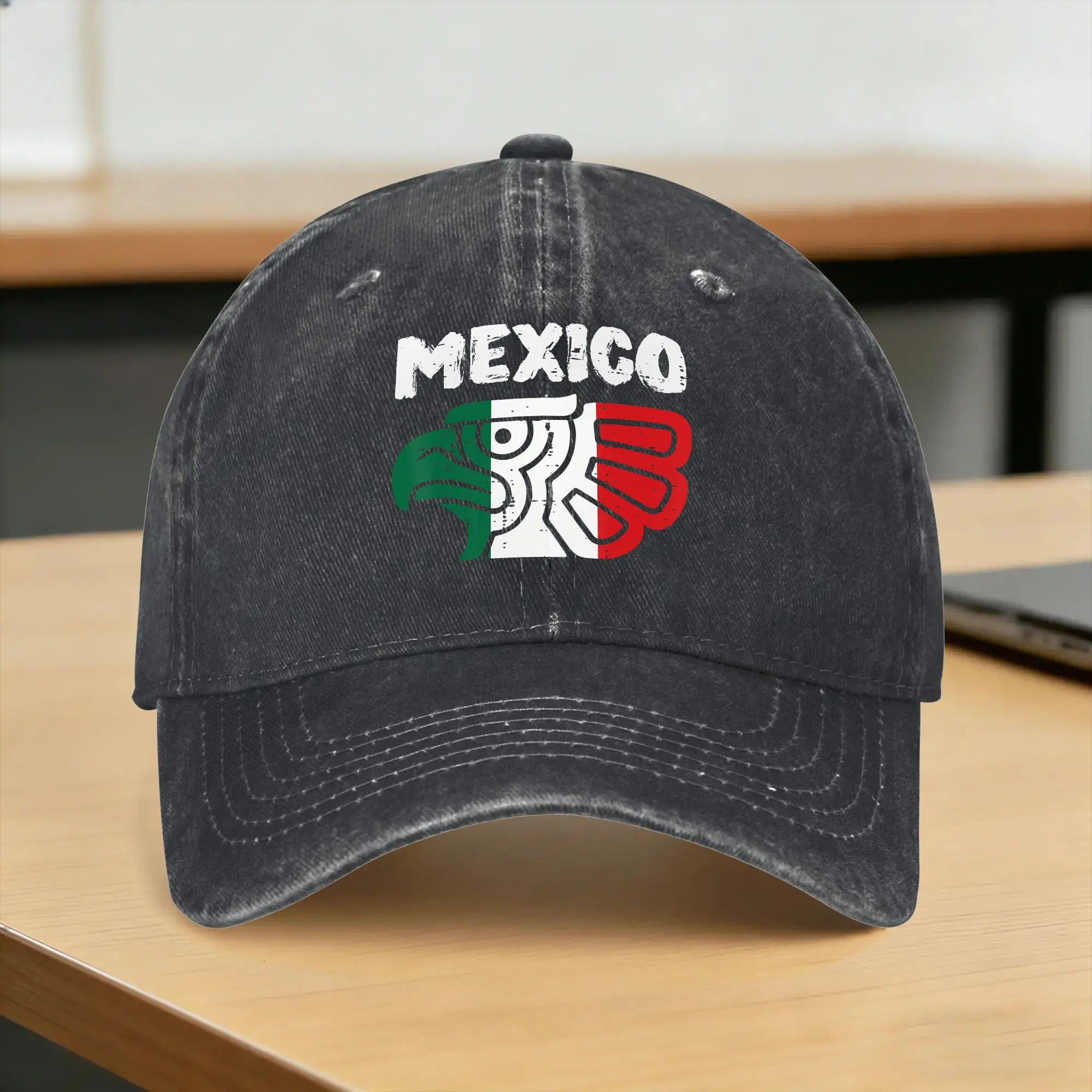 Mexico Bird Eagle Head Flag Mexican Casual Baseball Cap  Camping Trucker Hat Spring Wholesale Women Men Fashion Baseball Caps