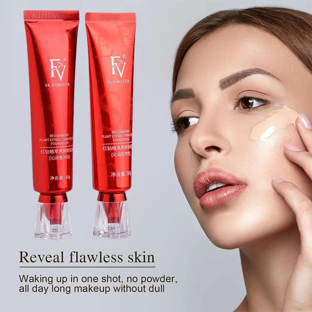 FV Original Ginseng Concealer Bird's Nest Polypeptide Skin Nourishing Cream Liquid Foundation Long-lasting Cosmetics Makeup