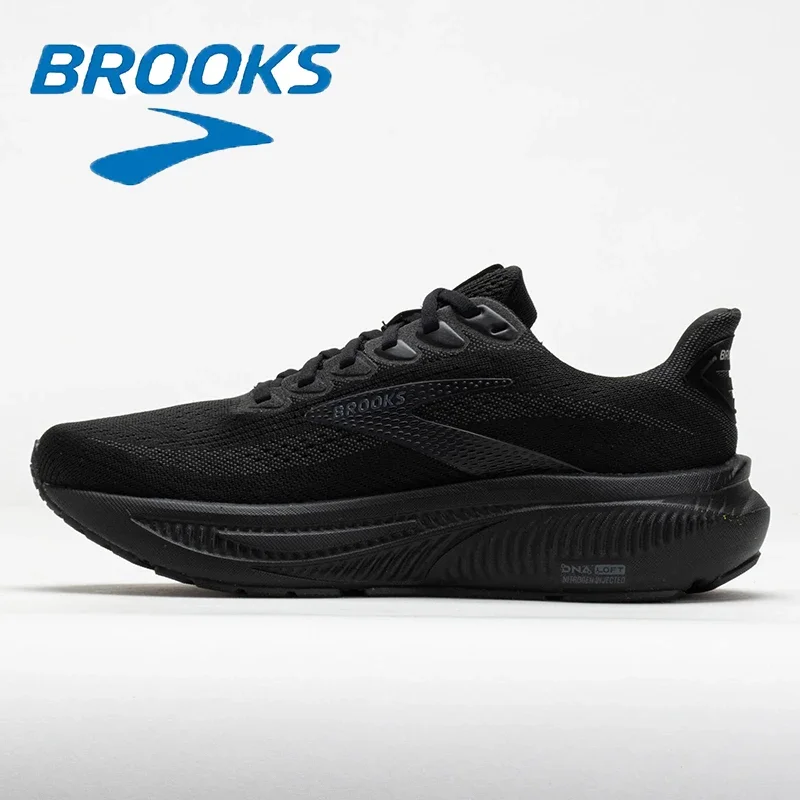 

Brooks Ghost 17 Series Black Men's Stable Support Running Shoes Breathable Engineering Outdoor Marathon Competition Shoes