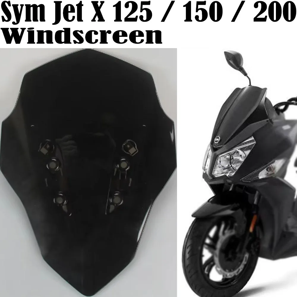 Fit Sym Jet X 125 / 150 / 200 Motorcycle Windshield Windscreen Original New