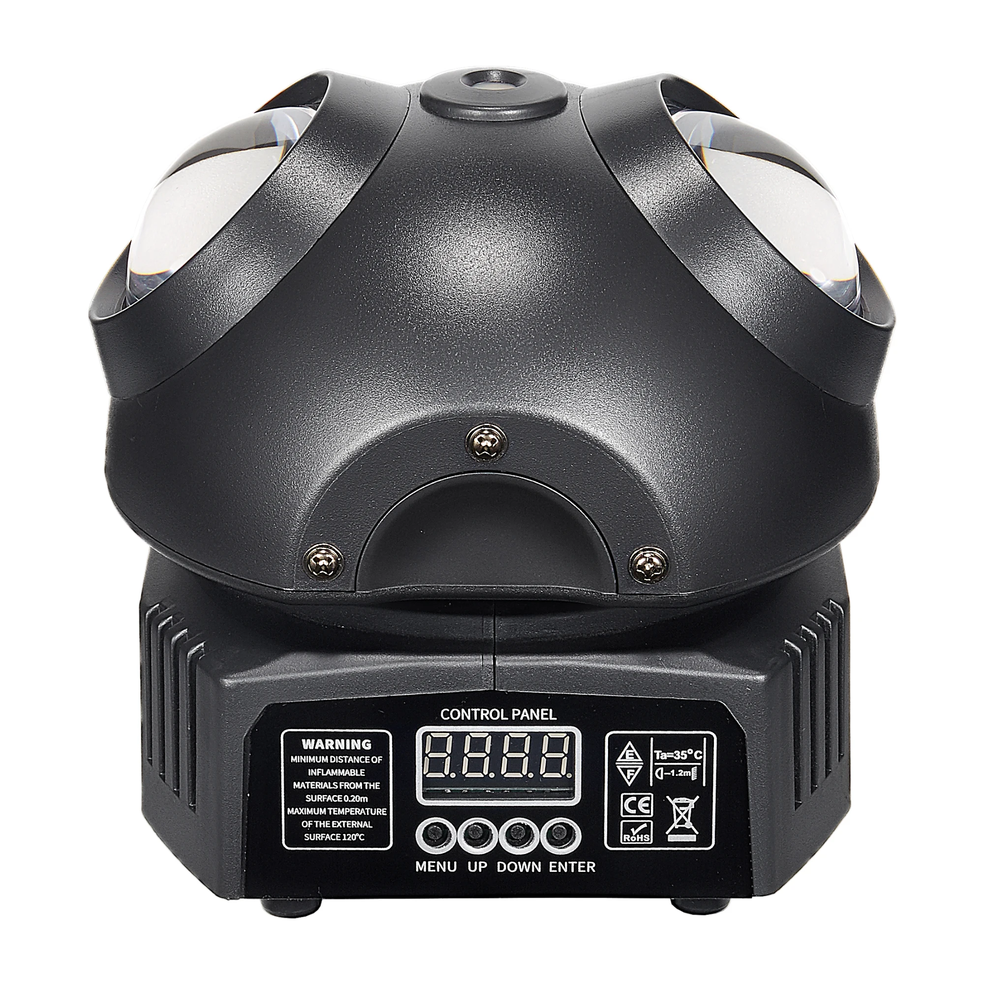 36W LED Beetle Number1 Rocker Beam RGBW Strobe DMX Laser  Stage Lamp Disco Party Bar DJ