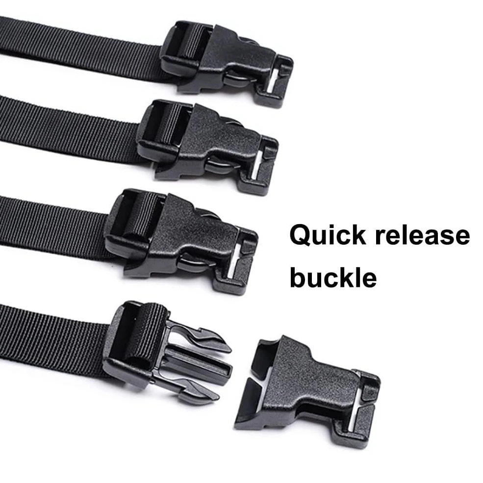 4PCS Tactical Rush Tier System Portable Molle Backpack Straps Accessories for Outdoor Camping Hiking Mountaineering