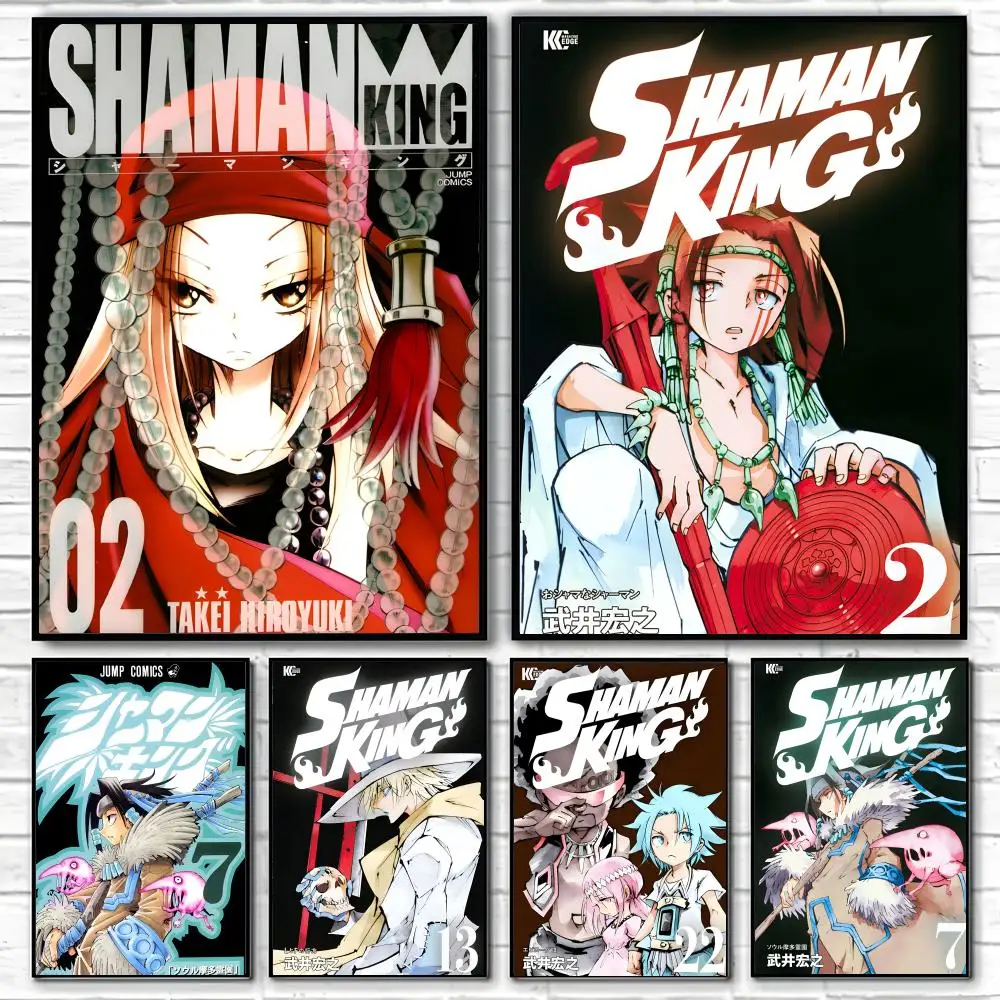 Hot Anime S-Shaman King Poster Classic poster and wall art prints are suitable for living rooms, bedrooms,and home