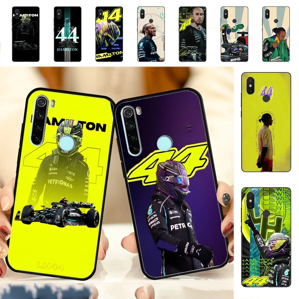 L-Lewis H-Hamilton 44 F-F1 Phone Case For Redmi Note 4 X 5 A 6 7 8 T 9 9S 10 11 11S 11Epro Poco M3 Pro