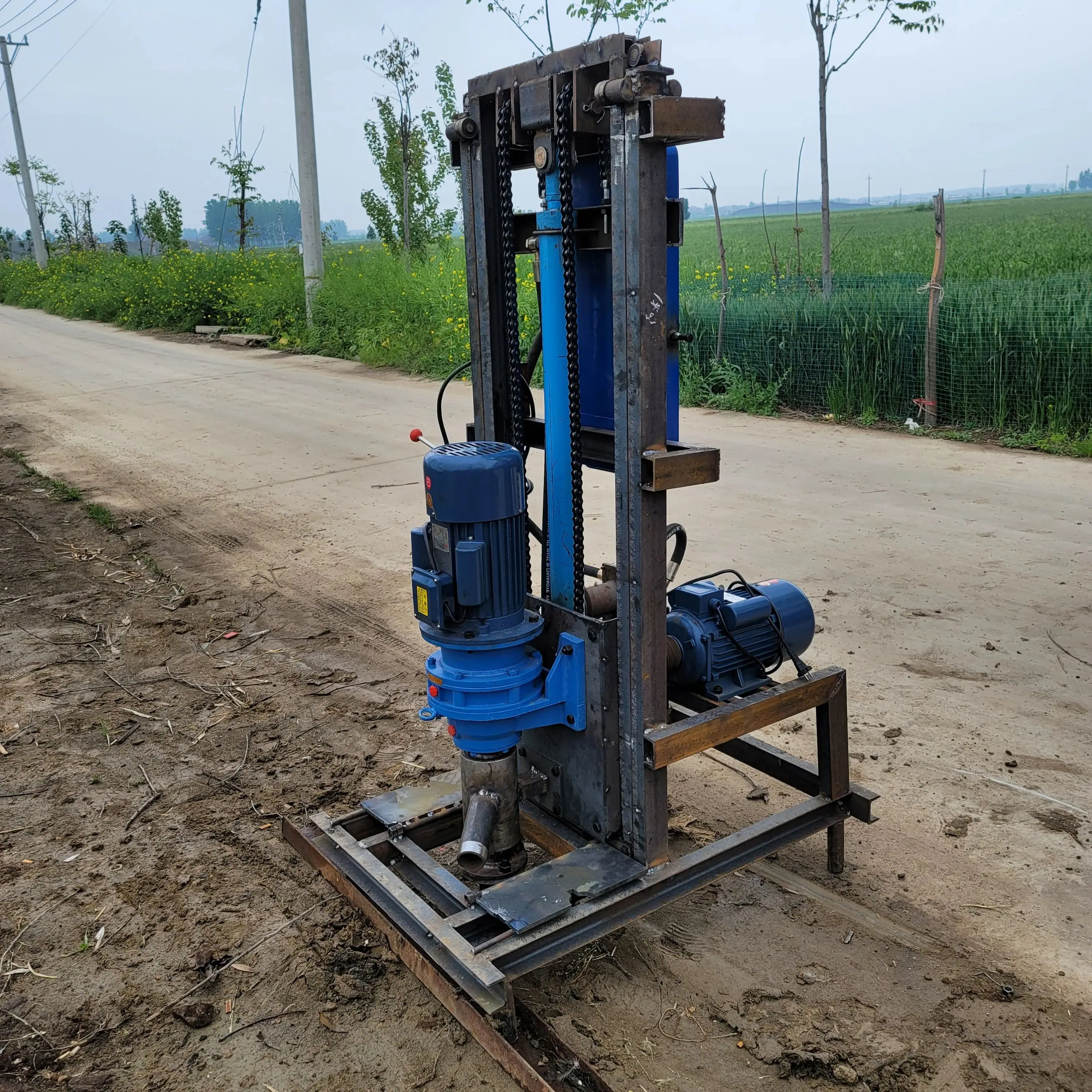 

Customized Excellent Durability Portable Hydraulic Electric Lifting Water Well Drilling Rig