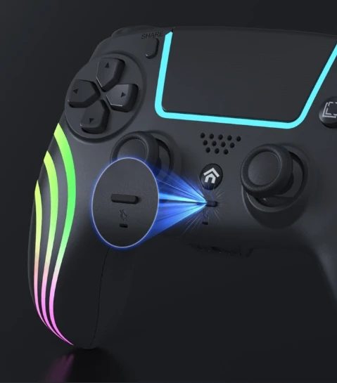 وحدة تحكم لوحة ألعاب لاسلكية STORM WYRM لـ P5 مع مستشعر الجسم بالاهتزاز الآلي وظيفة إطلاق مستمرة 6 محاور T29 #4