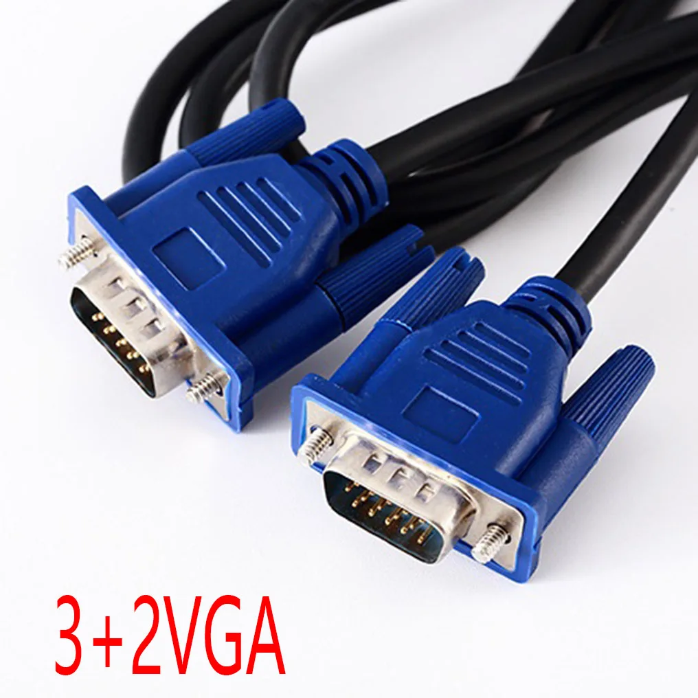 

1.5m VGA To VGA Cable 15 Pin Male To Male Female Extension Converter Cable for Computer Monitor Projector PC TV Adapter