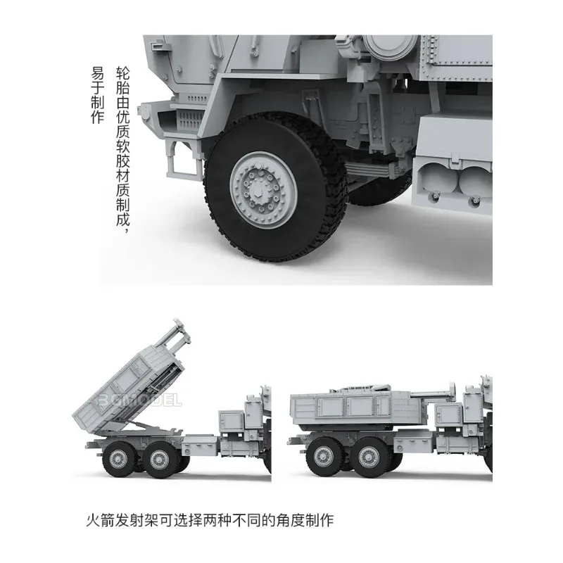 プラモデル おもちゃ オーナメント MENG 組み立て済みプラモデルキット 72004 アメリカ M142 ハイマス、自走式ロケット発射システム 1/72