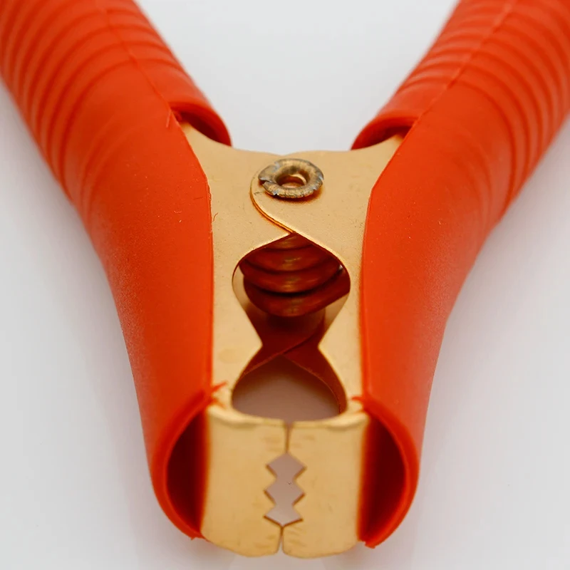 1 زوج أحمر + أسود 100A سيارة التمساح كليب بطارية المشابك التمساح كليب عدد وأدوات #3