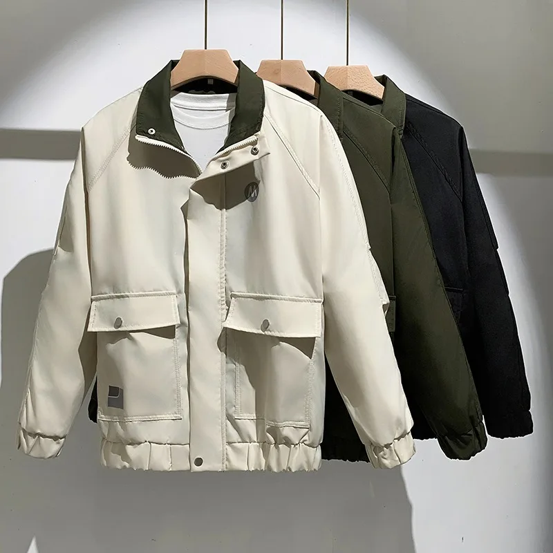 

Men's Coat Spring and Autumn Men's Winter Jackets Man Baseball Uniforms Campus Mens Clothing Sales of Jackets Windbreaker Coats