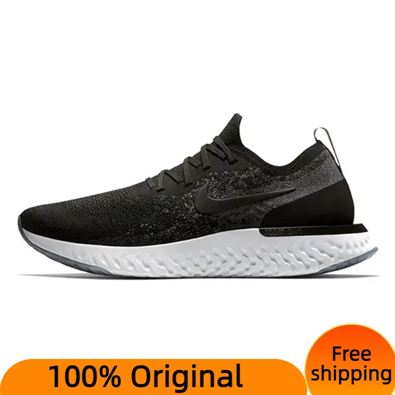  Nike Epic React Flyknit Black Dark Grey Sneakers shoes AQ0067-001