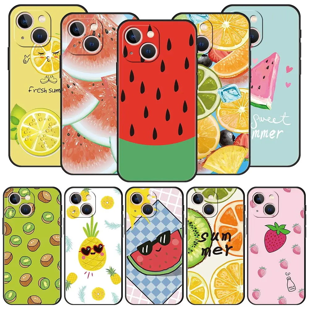 Summer Fruit Watermelon Phone Case For Samsung Galaxy S26 S25 S24 S23 S22 S20 Ultra S21 FE 5G S10 Plus TPU Shockproof Cover