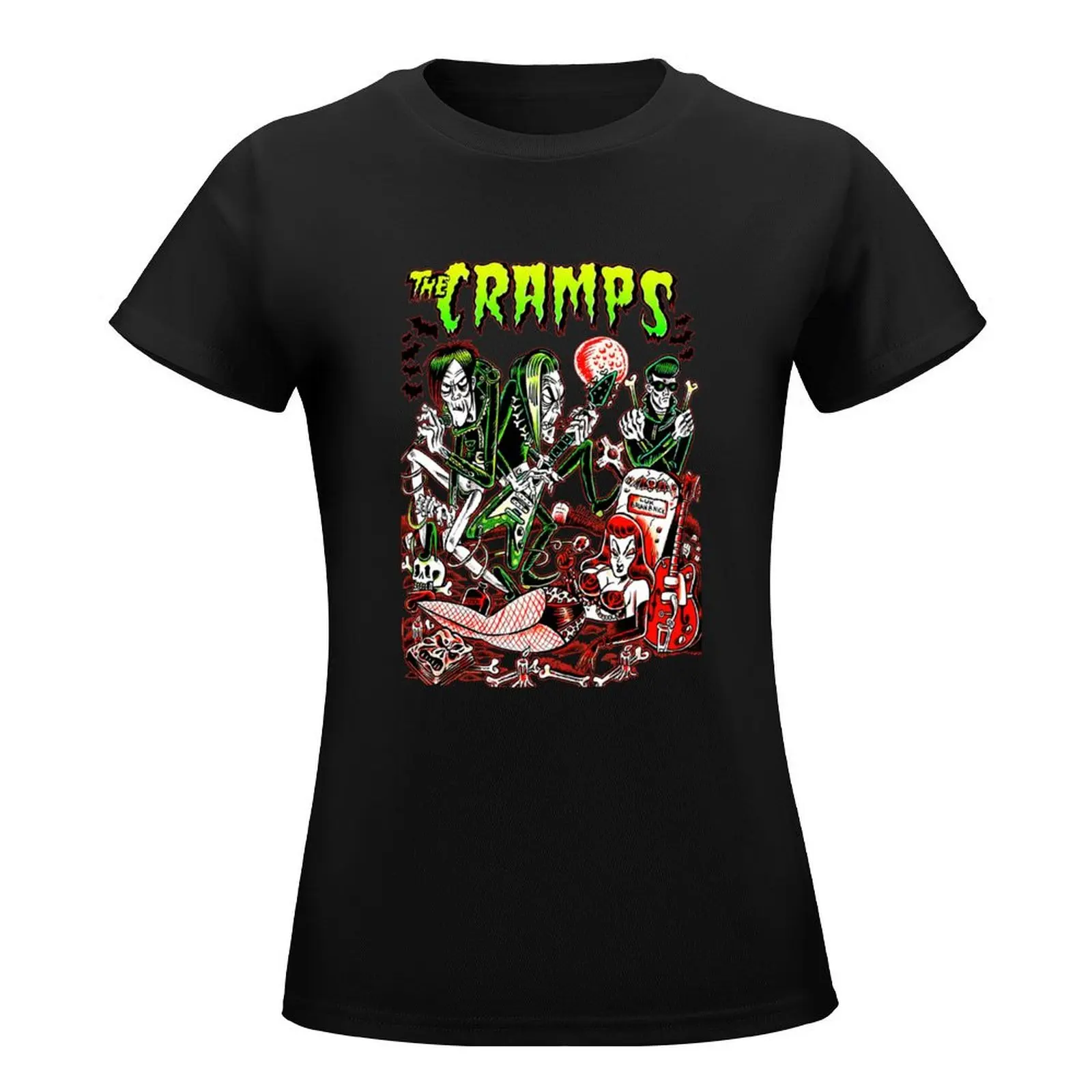 The Cramps iklknjh T-Shirt animal print shirt for girls cute tops plus size tops t shirt for Women