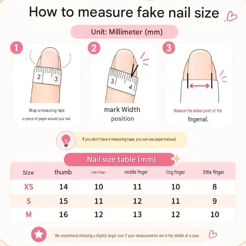 1Set Handmade Nude Cat Eye Nails Simple Long Short Style Spring Summer Removable Nail Tips 3 Sizes