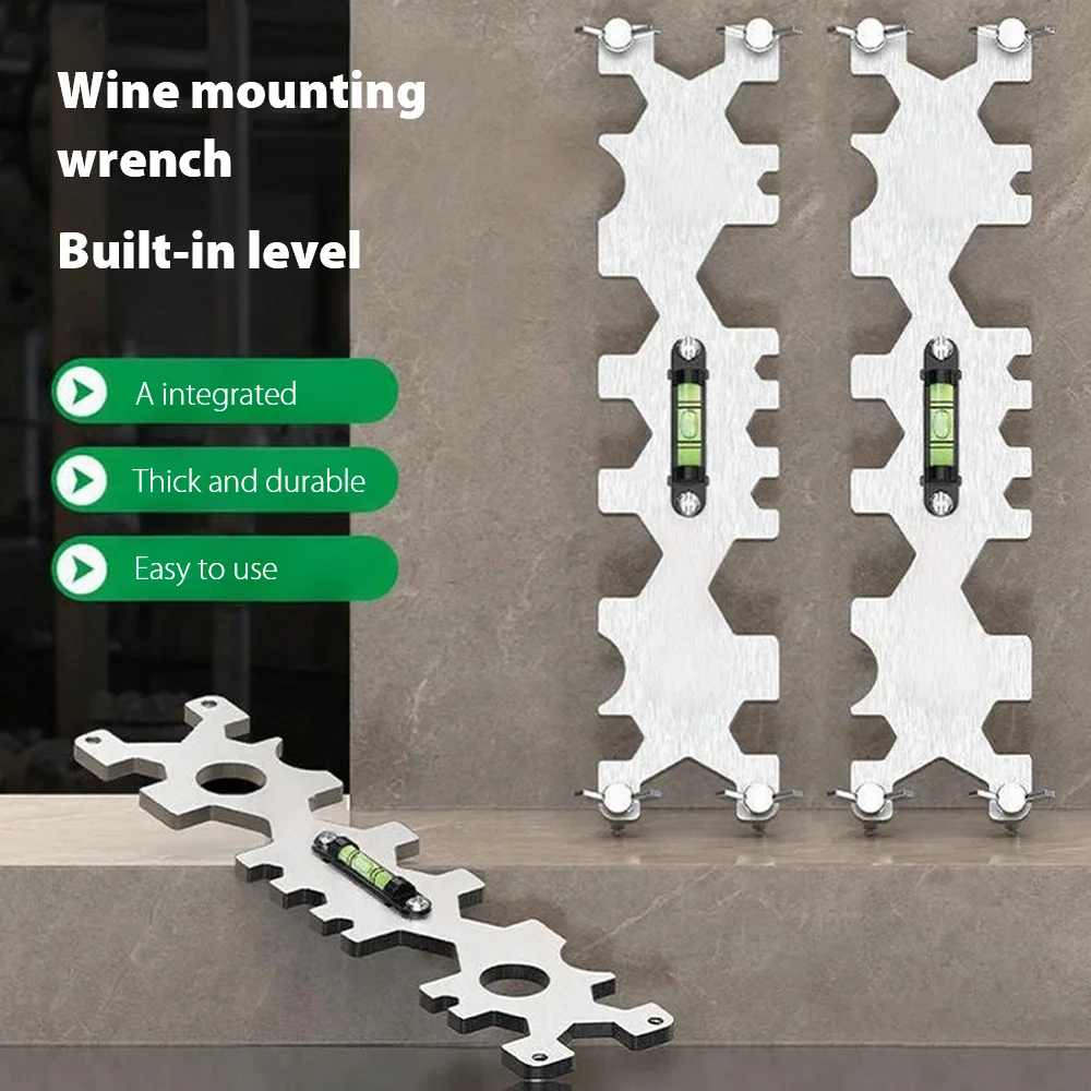 

Multifunctional Wrench Bend Angle Leveling Wrench Shower Faucet Universal Repair Wrench Bathroom Installation and Maintenance