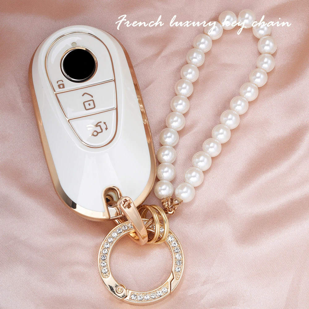 غطاء لمفتاح السيارة لسيارة Mercedes Benz A E C CLA CLS G S SL GLB GLC GLA GLS GLE Class W204 W212 SLK SLC AMG Clk EQB EQC EQS