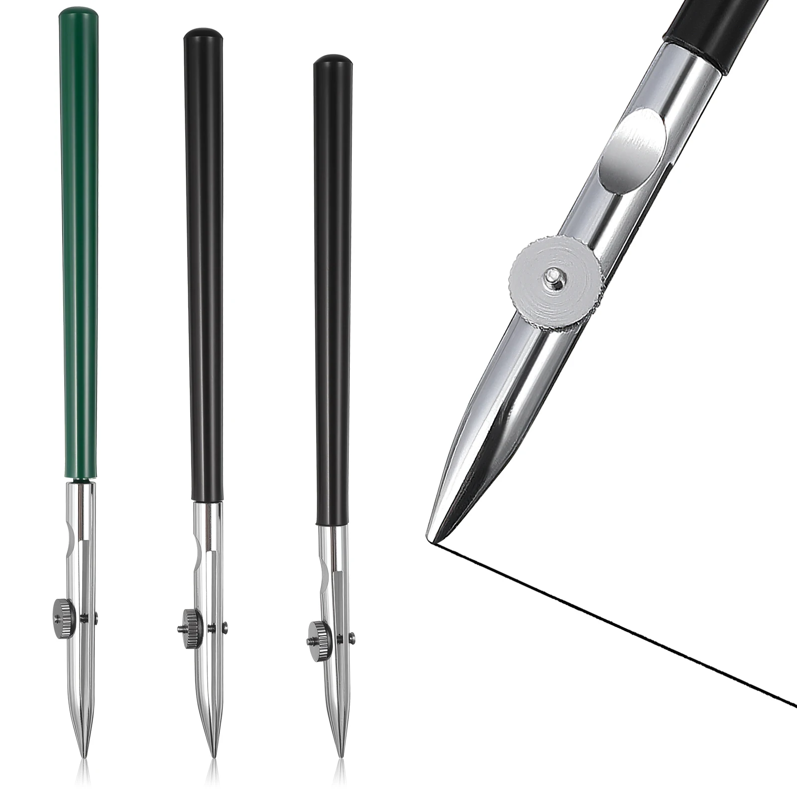 

3 Pcs Set Acuret Ruling Adjustable Art Drawing for Masking Pens Artists