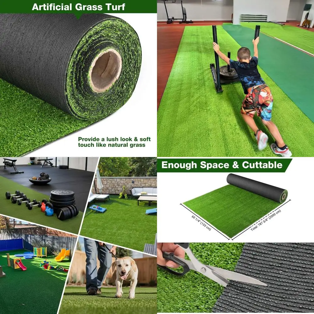 

Indoor/Outdoor Weight Sled Push & Pull Exercise Equipment, 65x5 Feet, 0.4 Height