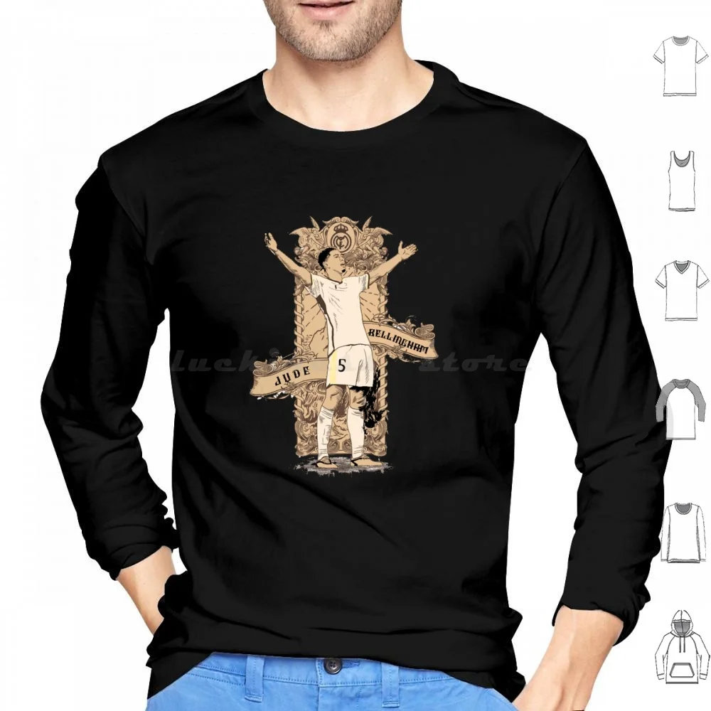 Sudaderas con capucha de Jude Bellingham de manga larga Liga de Benzema de Jude Bellingham Belligoal