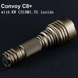 Convoy C8 Plus Flashlight 18650 Torch with KW CSLNM1.TG 6500K Led Linterna Flash Light Camping Lantern Work Portable Lighting