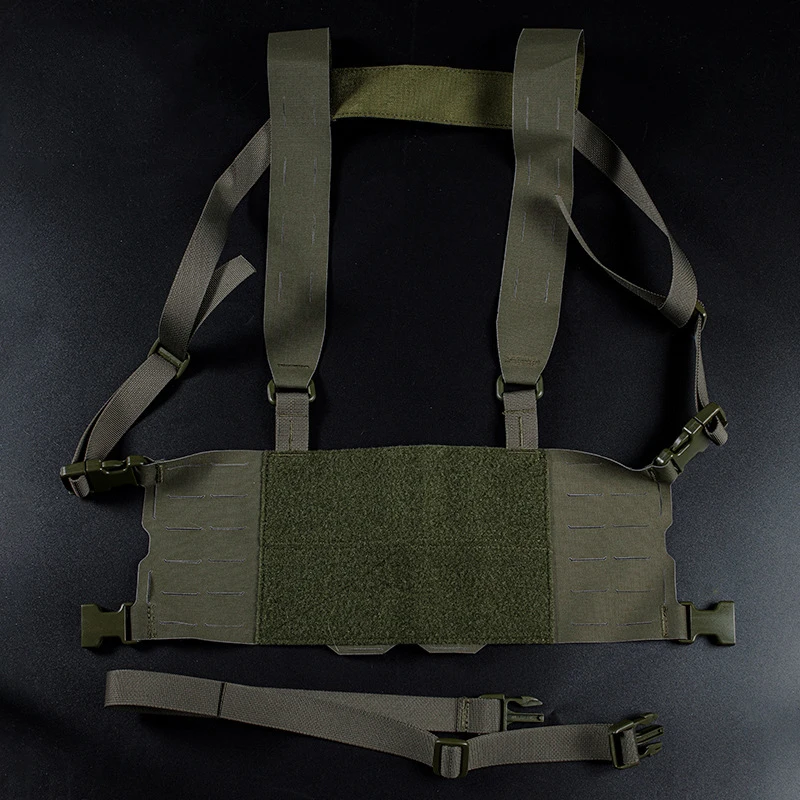 Tactical Chest Rig H Harness Hunting Vest Plate CarrierGear Wide Version FCPC  Vest Molle Adjustable Detachable Airsoft Vest