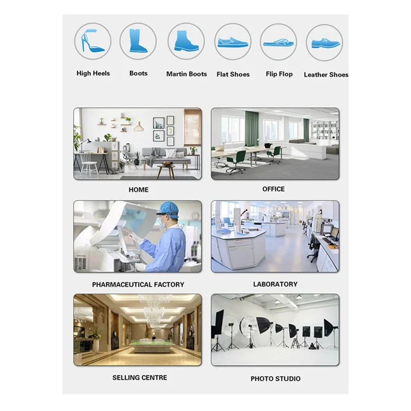 AS96-300Piece Sepatu Luar Gesper T Sekali Pakai Dispenser Tahan Air Penutup Sepatu Tahan Debu untuk Penutup Sepatu Otomatis