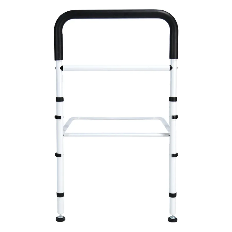 Bedside Assist Bar With Support Legs Senior Bed Rails Elderly Get Up Home Anti-fall Suojaa Kaide Bed Rail Free Installation